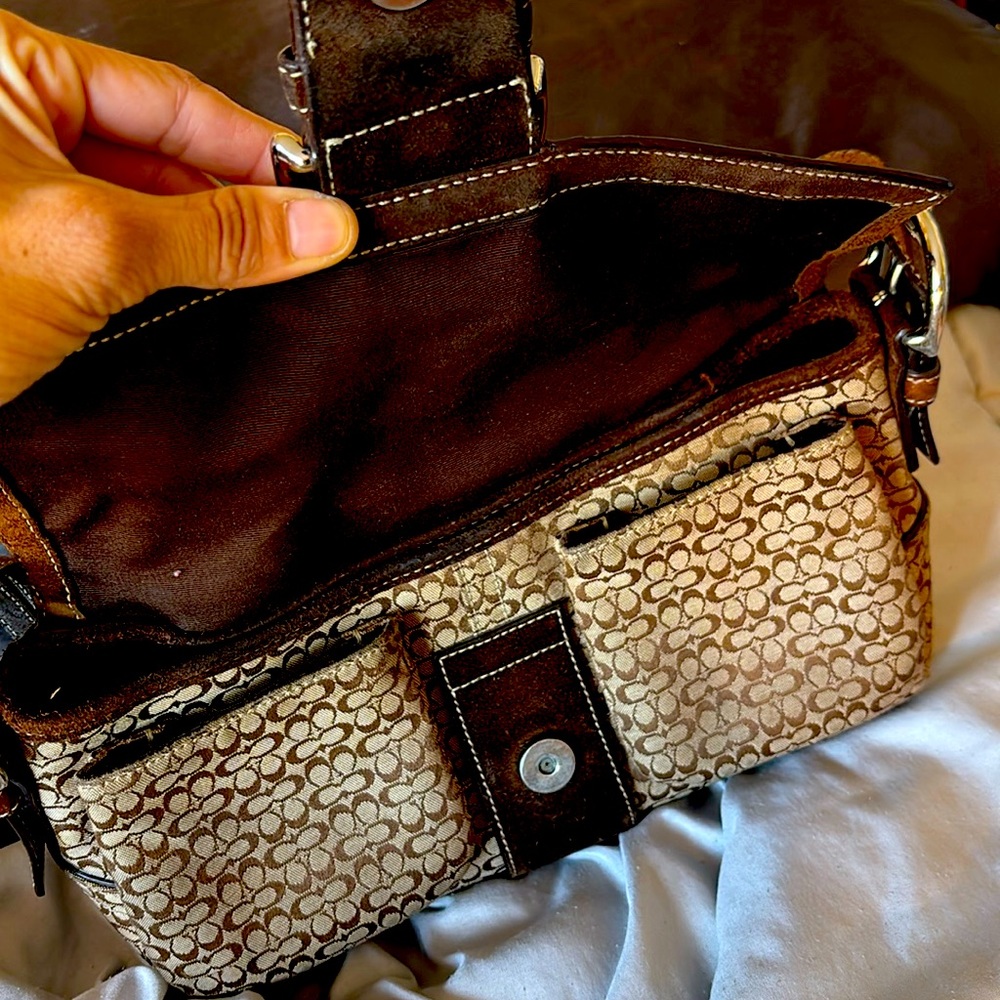 Coach purse slightly worn